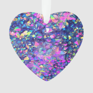 Fallende Blasen-Kristalle Ornament