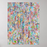 Fallende Blätter 18 x 24 Poster