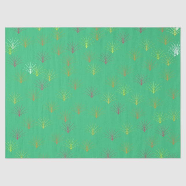 Fallende Blätter des Herbstes Seidenpapier (Vorderseite)