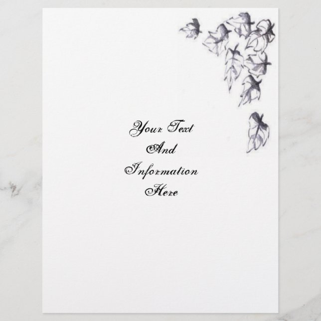 Fallende Blätter Flyer (Vorne)