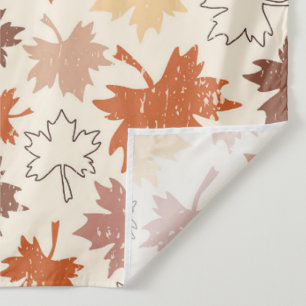 Fallende Blätter im natürlichen Erdherbstdesign Wandteppich
