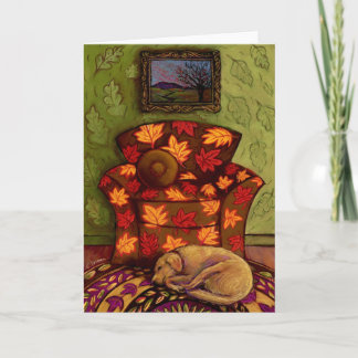 Fallende Blätter Karte