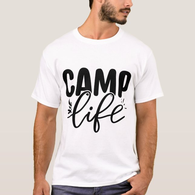 Fallende Blätter und gemütliche Lebensräume T-Shirt (Vorderseite)