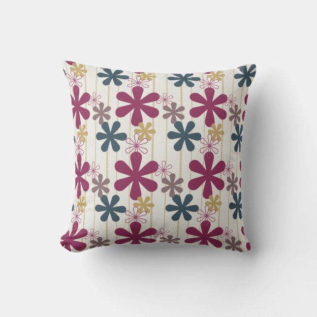 Fallende Blume American MOJO Pillow Kissen (Vorderseite)