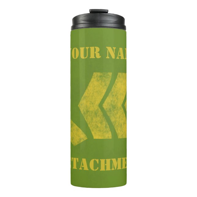 Fallende Chevrons Thermosbecher (Vorderseite)