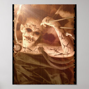 Fallende empfindliche Experimente Poster