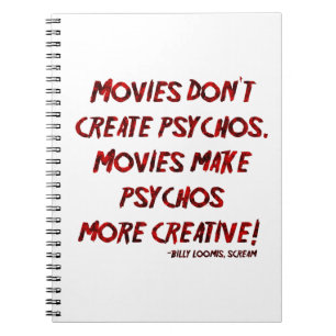 Fallende Filme schaffen keine Psychos Notizblock