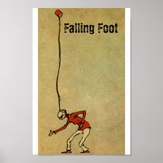 Fallende Foot live Poster (Vorne)