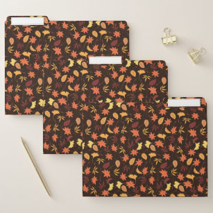 Fallende Herbstbälle - Fall - Schöne Jahreszeit Papiermappe