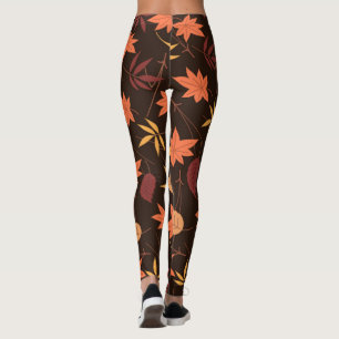 Fallende Herbstblätter - Schönheit Leggings