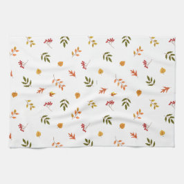 Fallende Herbstrückgänge Geschirrtuch