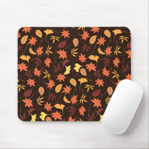 Fallende Herbstrückgänge Mousepad