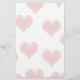 Fallende Herzen Briefpapier