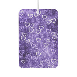 Fallende Herzen - Lila Autolufterfrischer