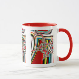 Fallende Herzen Tasse
