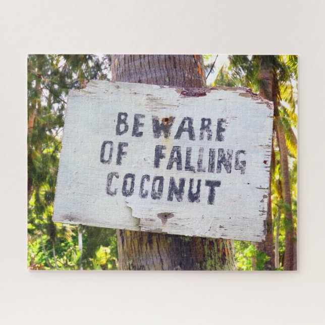 FALLENDE KOKONUTS 16x20 INCH Puzzle (Horizontal)