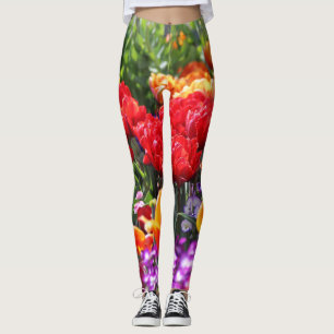 Fallende Krimsonwellen Leggings
