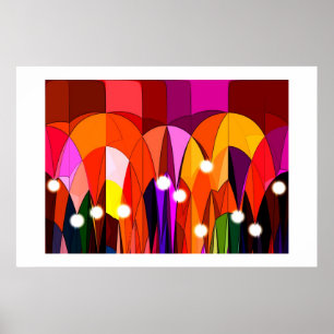 Fallende Kunst Poster