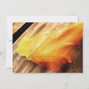 Fallende Leaf-Aufforderung Einladung