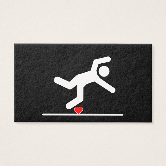 Fallende Liebe Piktogramm (Vorderseite)