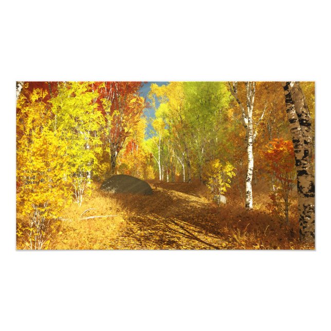 Fallende Light Foto Print (Vorne)