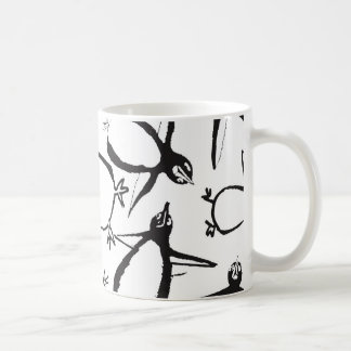 Fallende Pinguine-Tasse Tasse