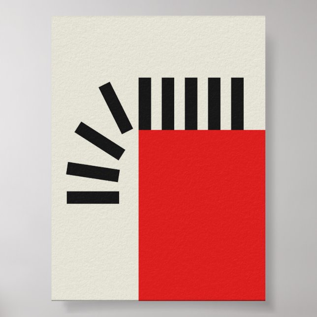 Fallende Pixel des Abstrakten Posters der Freiheit Poster (Vorne)