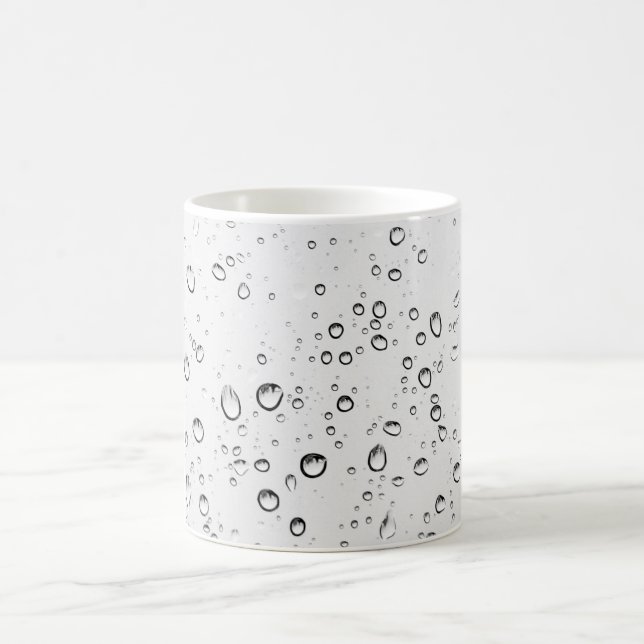 Fallende Regentropfen Kaffeetasse (Mittel)
