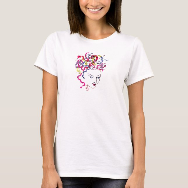 Fallende Ribbons ~ Hemd T-Shirt (Vorderseite)