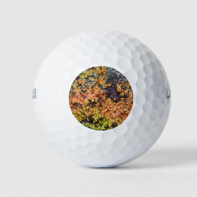 Fallende Rusty Sunset Stones Golfball (Vorderseite)