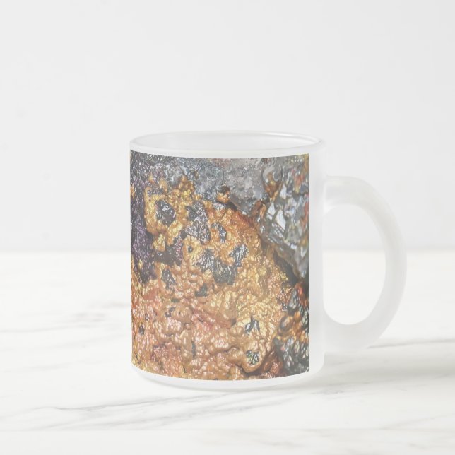 Fallende Rusty Sunset Stones Mattglastasse (Rechts)