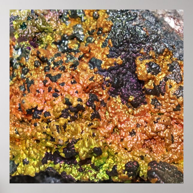 Fallende Rusty Sunset Stones Poster (Vorne)