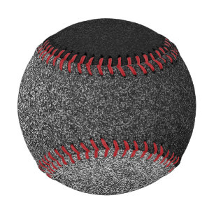 Fallende Silber- und Schwarz-Glitzer-Gradient Baseball