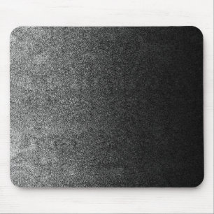 Fallende Silber- und Schwarz-Glitzer-Gradient Mousepad
