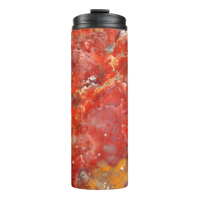 Fallende Sonnenuntergang Spritzer Stones Thermosbecher (Vorderseite)