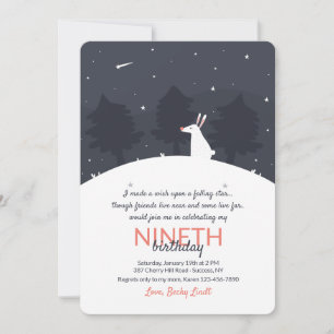 Fallende Star-Einladung Einladung