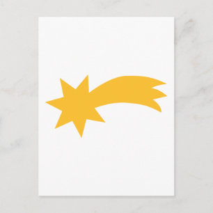 Fallende Sternschnuppe Postkarte