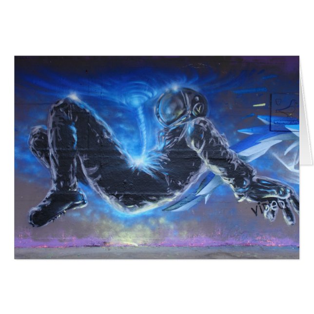 Fallender Astronaut (Vorderseite (Horizontal))