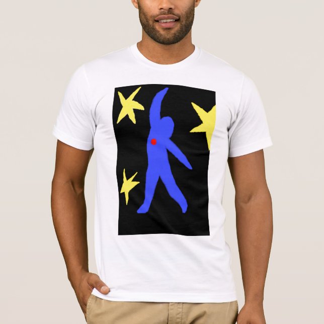Fallender ~ moderne Kunst ~ T - Shirt (Vorderseite)