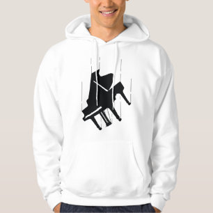 Fallender Piano Hoodie