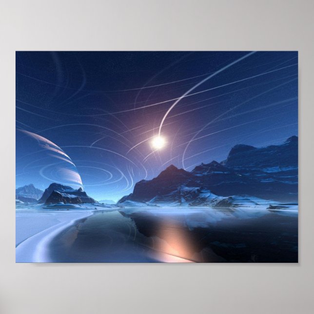 Fallender Star Poster (Vorne)