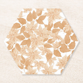 Fallender Untersetzer des Herbstpapiers