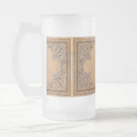 Fallendes altes Sepia-Knüpfarbeit-Papier