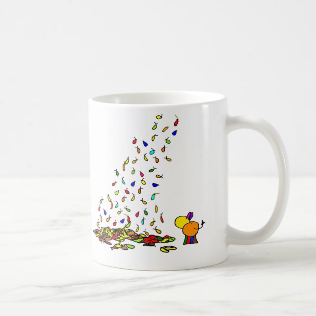 fallendes Blätter Tasse (Rechts)