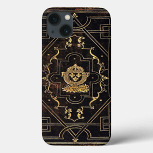 Fallendes Vintages Leder und Gold Case-Mate iPhone Hülle