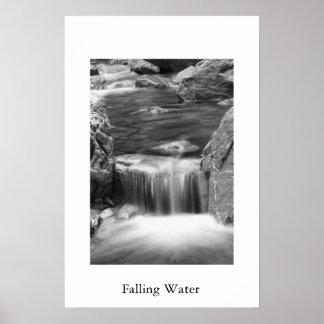 Fallendes Wasser Poster