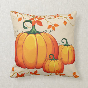 Fallernte Kürbis-Kissen Kissen