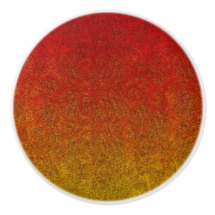 Fallflame-Glitzer-Gradient Keramikknauf