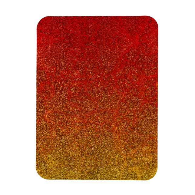 Fallflame-Glitzer-Gradient Magnet (Vertikal)