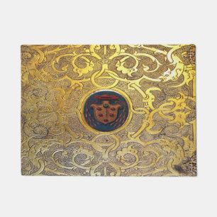 Falling Antique Golden Wirbel Fußmatte
